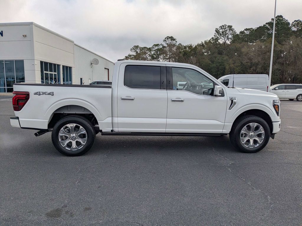 2026 Ford F-150 Platinum - Star White Metallic Tri-Coat exterior view 3