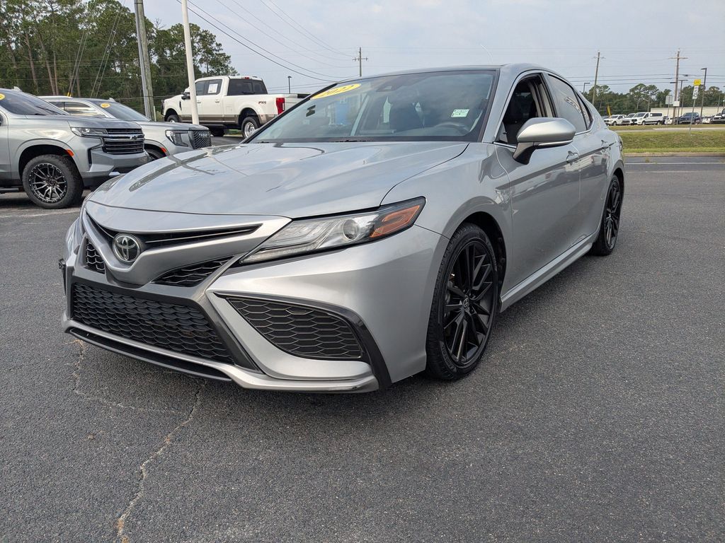2022 Toyota Camry XSE - Celestial Silver Metallic exterior view 5
