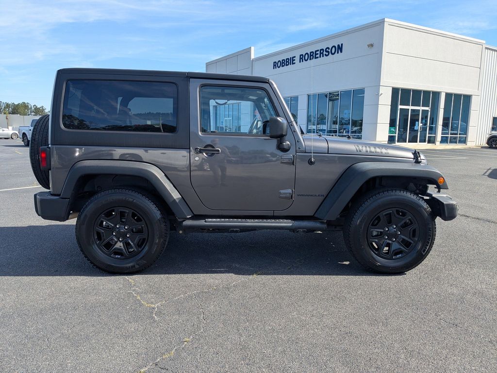 2016 Jeep Wrangler Willys Wheeler - Granite Crystal Metallic Clearcoat exterior view 3