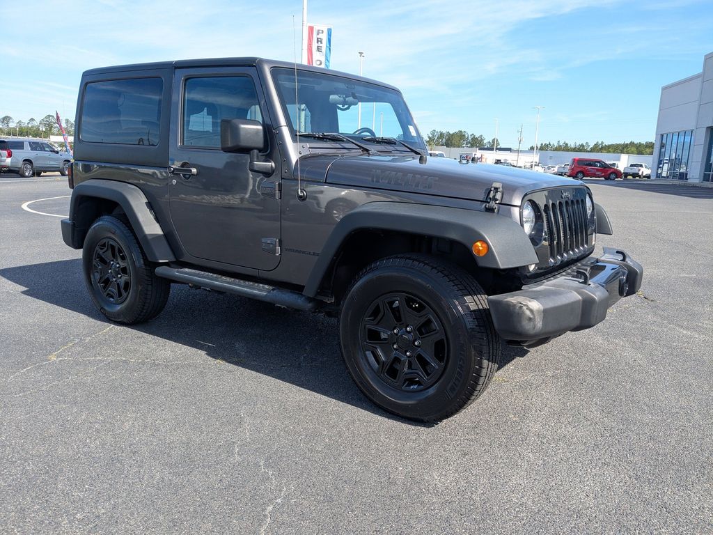 2016 Jeep Wrangler Willys Wheeler - Granite Crystal Metallic Clearcoat exterior view 2