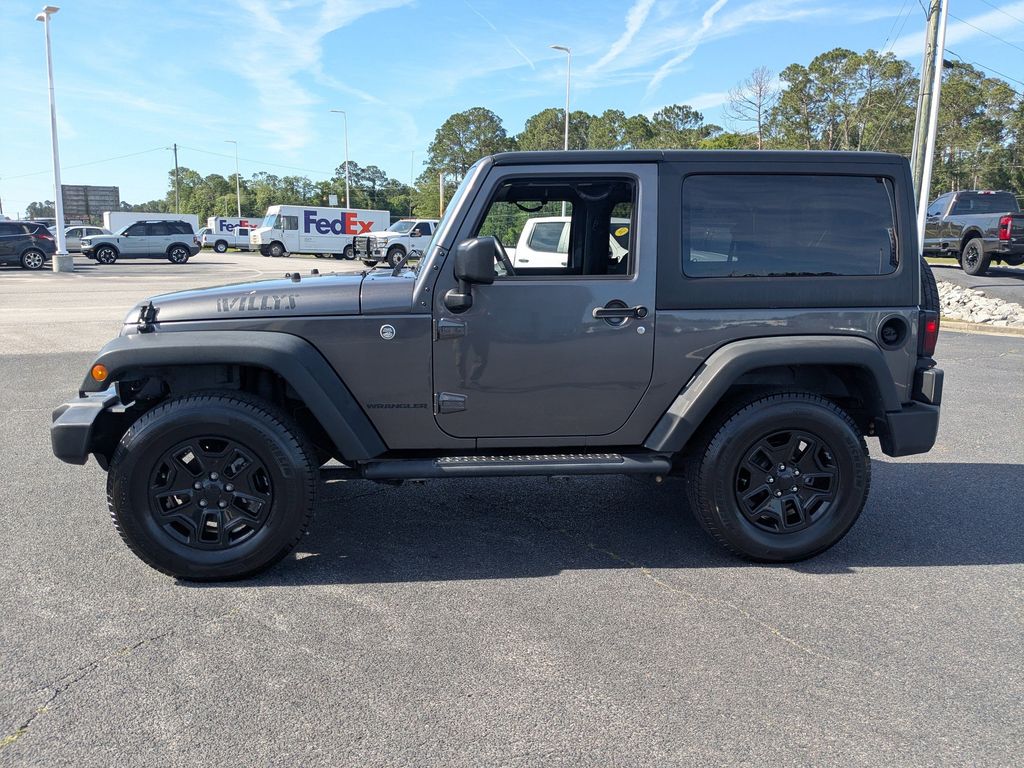 2016 Jeep Wrangler Willys Wheeler - Granite Crystal Metallic Clearcoat exterior view 7