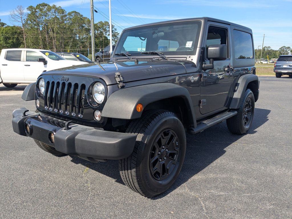 2016 Jeep Wrangler Willys Wheeler - Granite Crystal Metallic Clearcoat exterior view 8