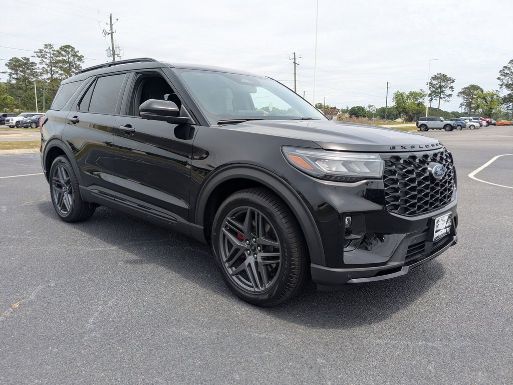 2026 Ford Explorer ST - Agate Black Metallic exterior view 2