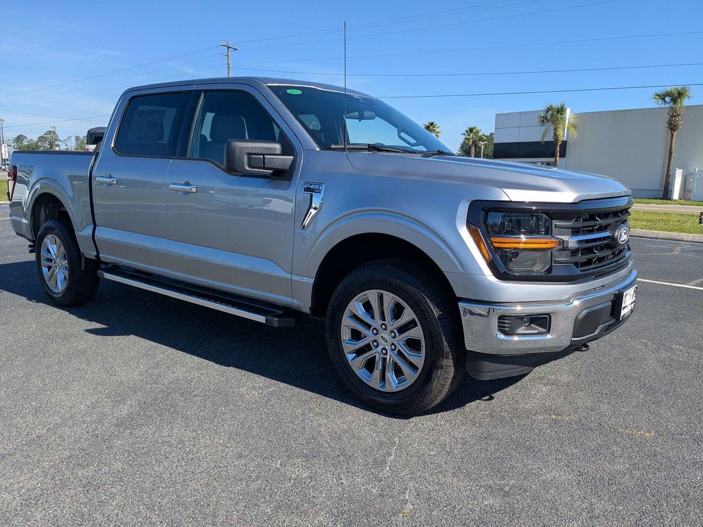 2026 Ford F-150 XLT - Iconic Silver Metallic exterior view 2