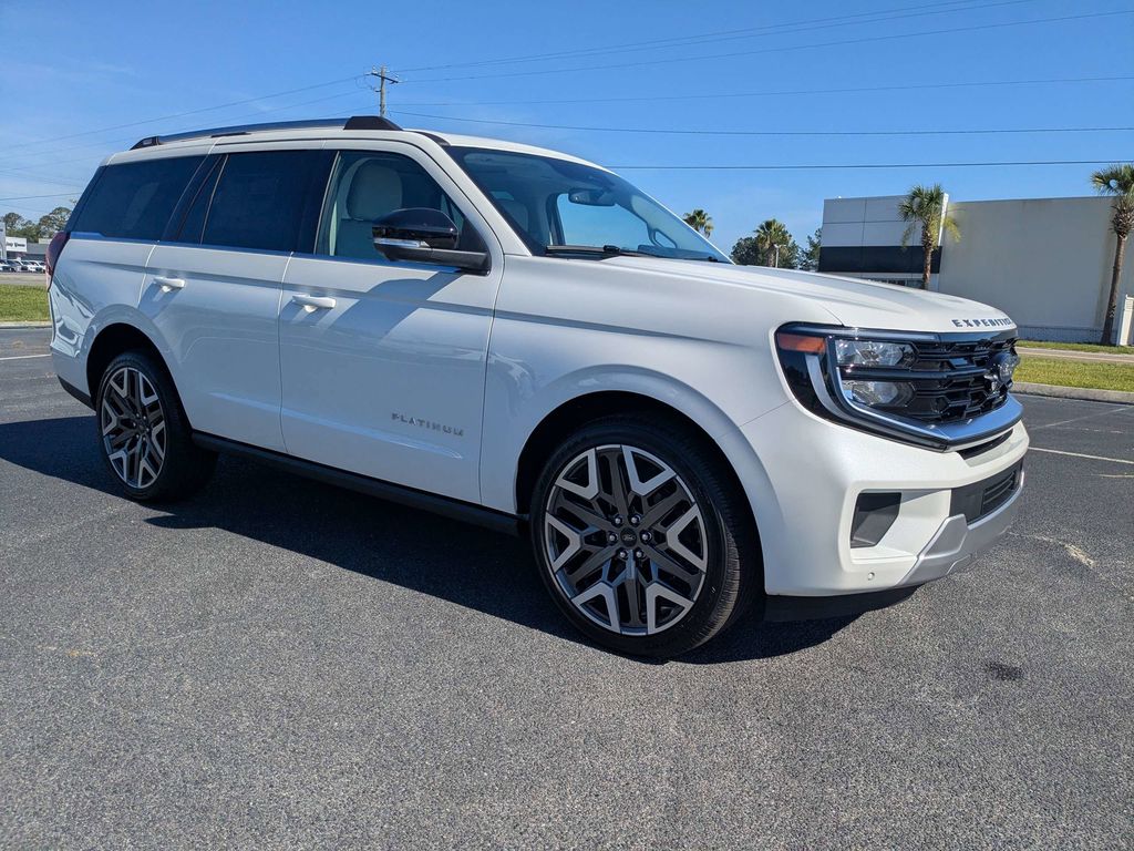 2026 Ford Expedition Platinum - Star White Metallic Tri-Coat exterior view 2