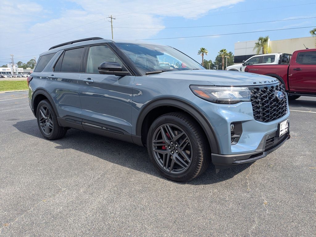 2026 Ford Explorer ST-Line - Vapor Blue Metallic exterior view 2