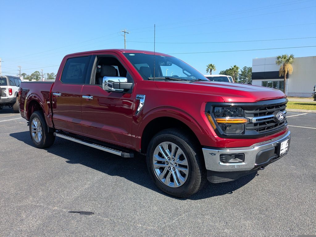 2026 Ford F-150 XLT - Ruby Red Metallic Tinted Clearcoat exterior view 2