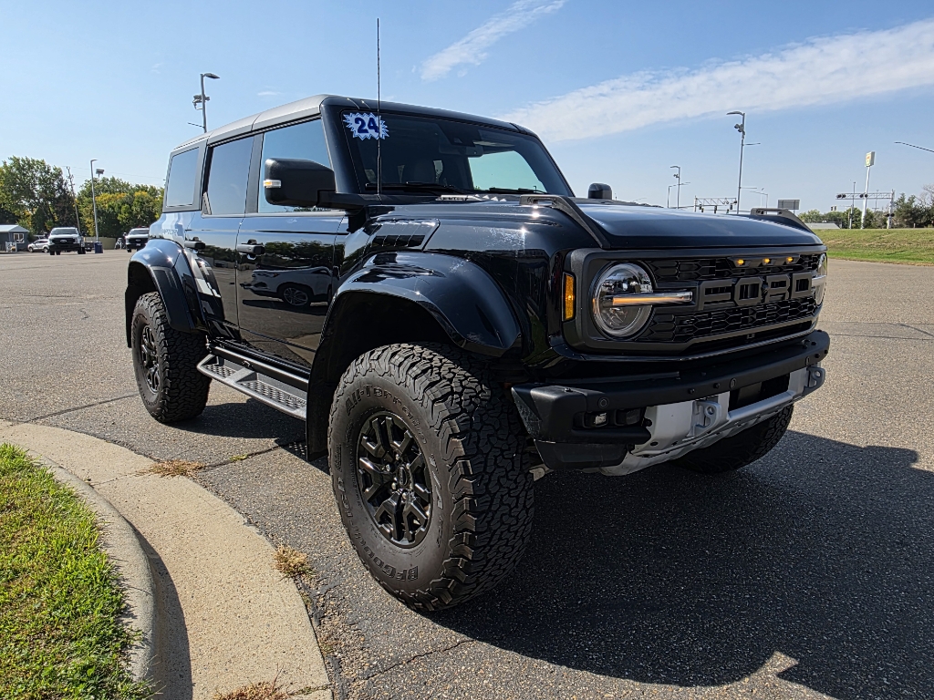 2024 Ford Bronco Raptor - Shadow Black exterior view 3