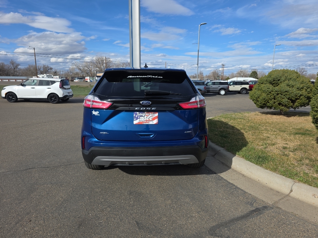 2024 Ford Edge SEL - Atlas Blue Metallic exterior view 6
