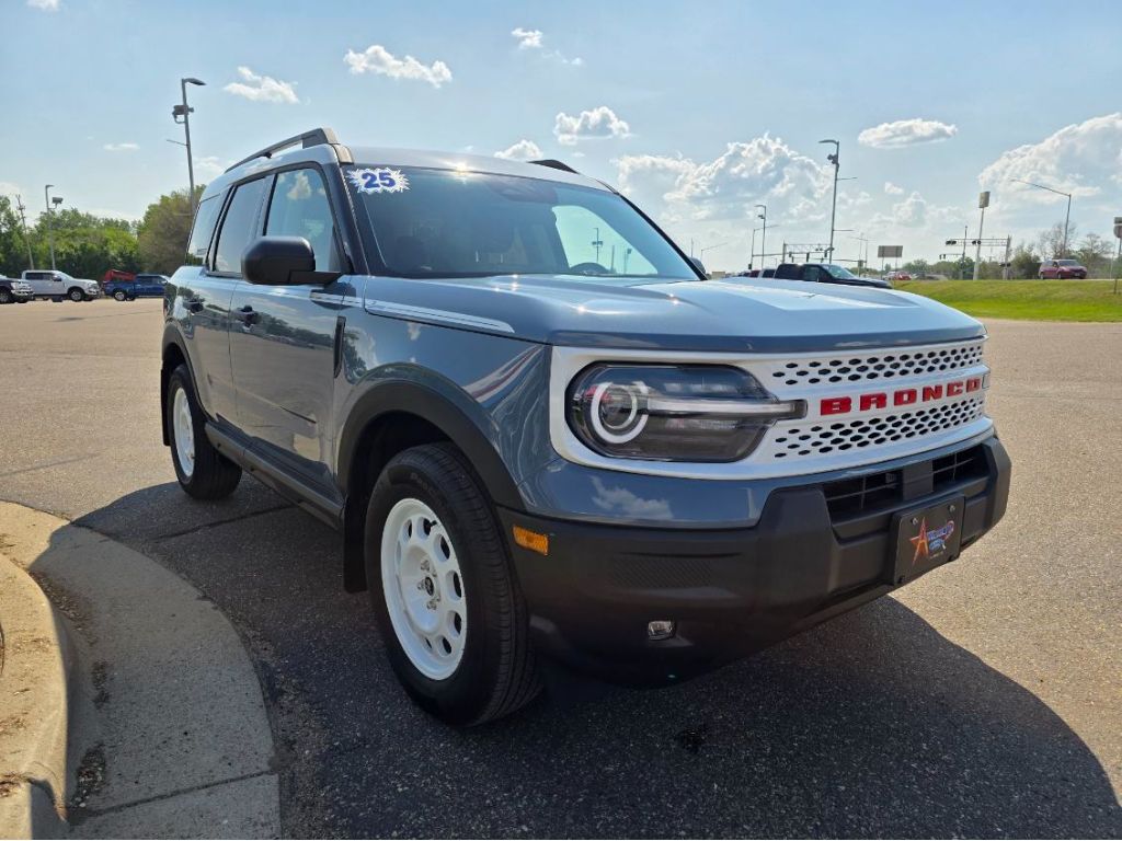 2025 Ford Bronco Sport Heritage - Azure Gray Metallic Tri-Coat exterior view 7