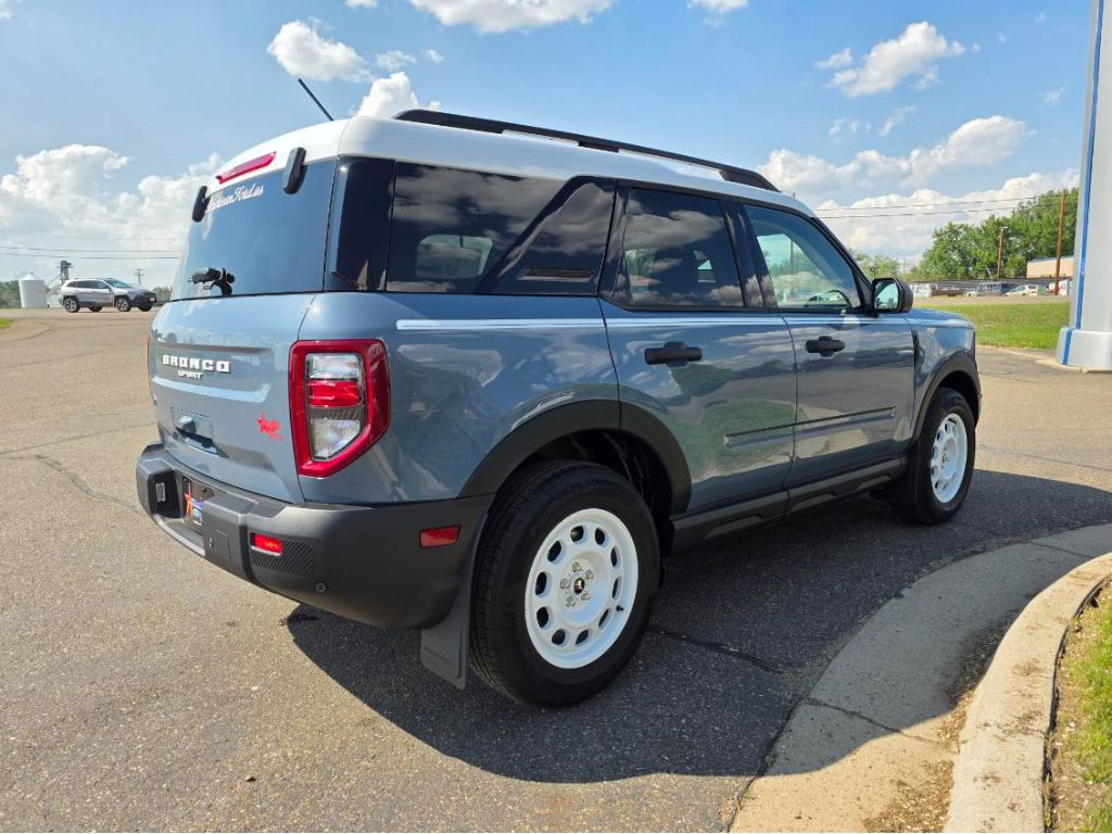 2025 Ford Bronco Sport Heritage - Azure Gray Metallic Tri-Coat exterior view 8