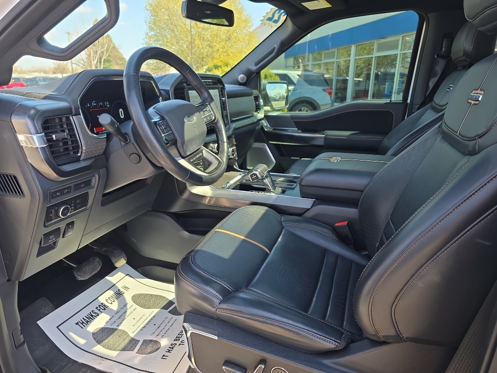 2022 Ford F-150 Platinum - Star White Metallic Tri-Coat exterior view 11