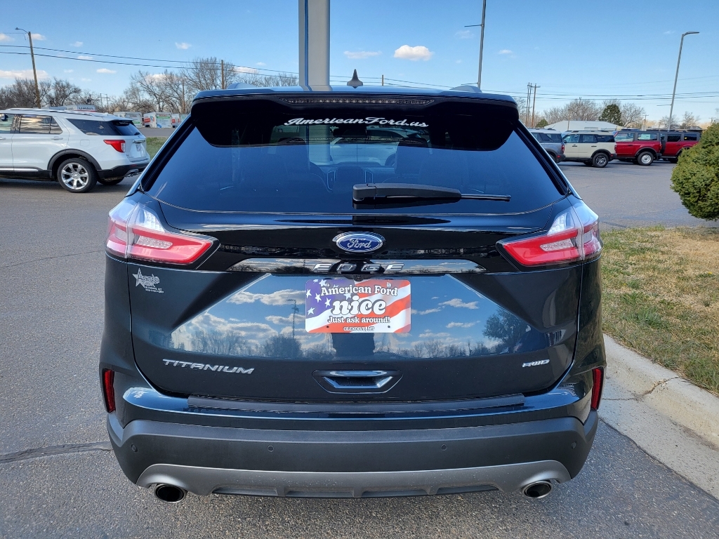 2024 Ford Edge Titanium - Stone Blue Metallic exterior view 5