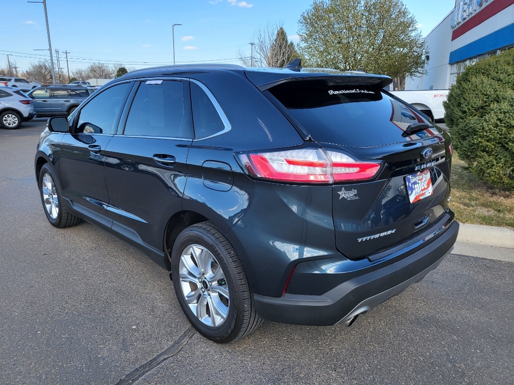 2024 Ford Edge Titanium - Stone Blue Metallic exterior view 8