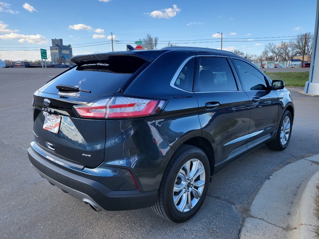 2024 Ford Edge Titanium - Stone Blue Metallic exterior view 4