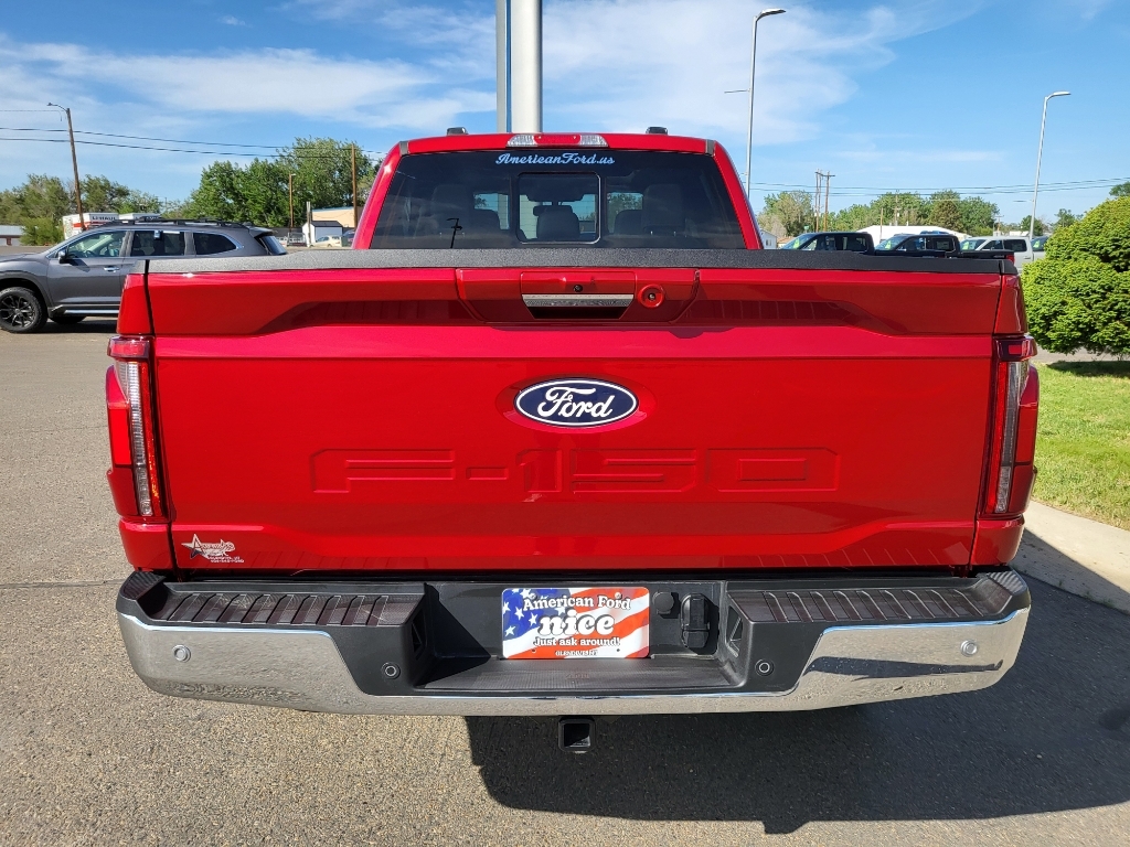 2024 Ford F-150 LARIAT - Rapid Red Metallic Tinted Clearcoat exterior view 5
