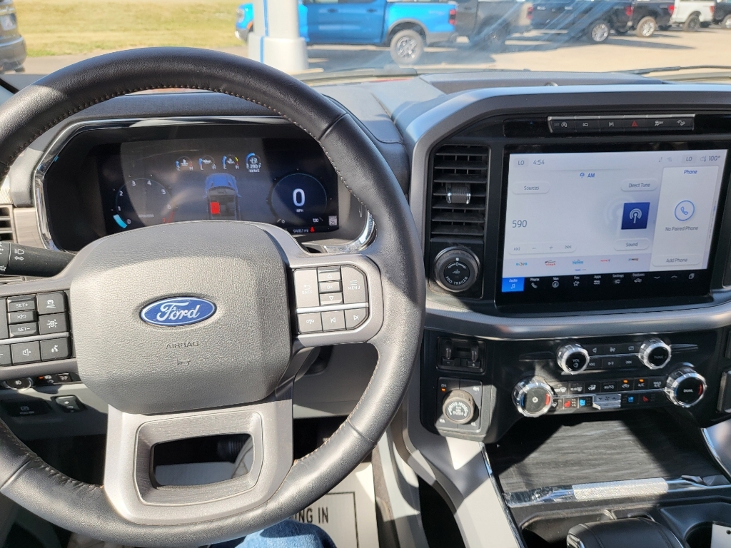 2024 Ford F-150 LARIAT - Rapid Red Metallic Tinted Clearcoat exterior view 11