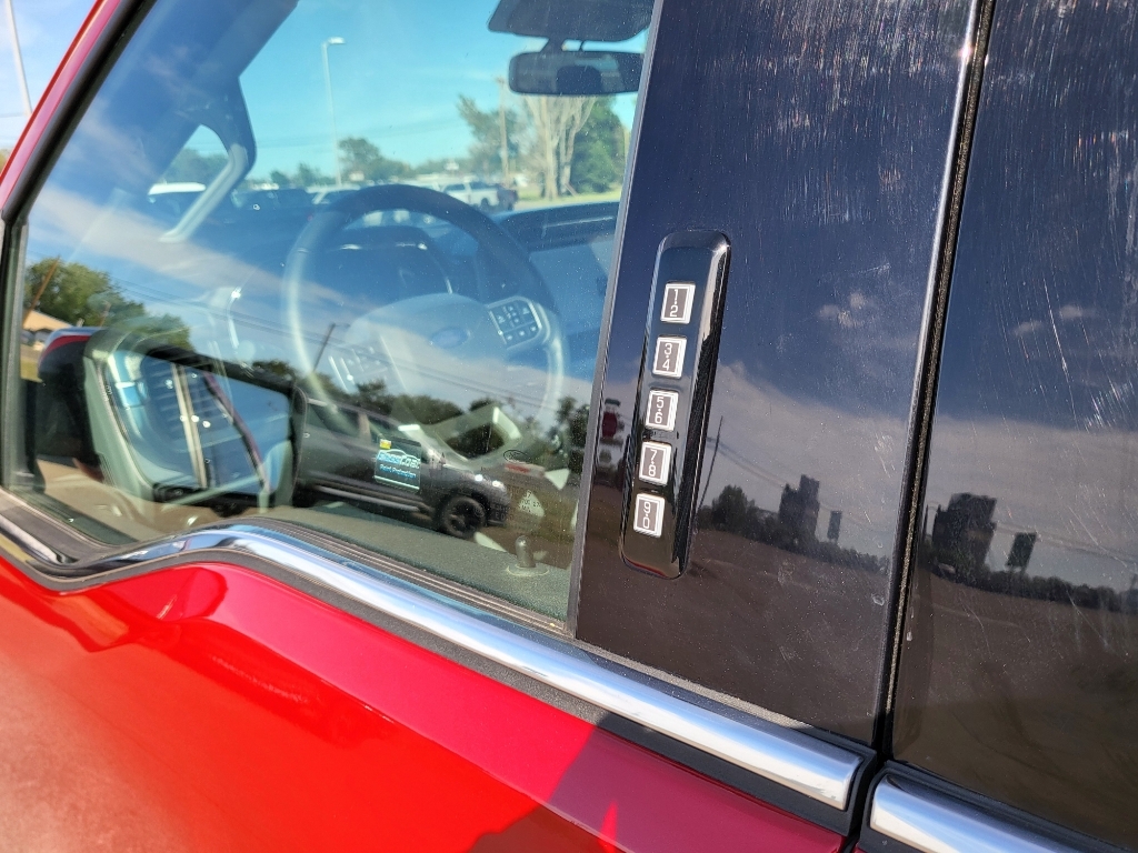 2024 Ford F-150 LARIAT - Rapid Red Metallic Tinted Clearcoat exterior view 9