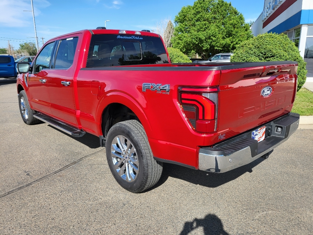 2024 Ford F-150 LARIAT - Rapid Red Metallic Tinted Clearcoat exterior view 7
