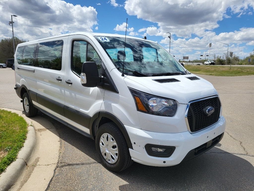 2024 Ford Transit Wagon T-350 Low Roof Slide - Oxford White exterior view 3