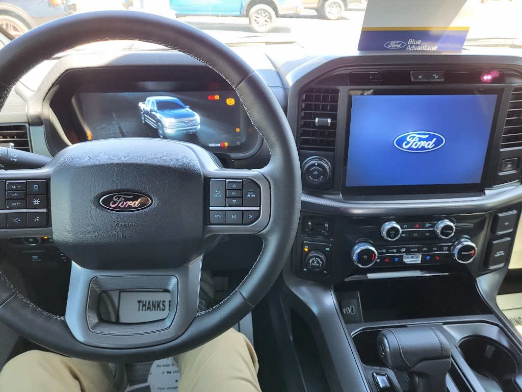 2025 Ford F-150 LARIAT - AGATE BLACK METALLIC exterior view 9