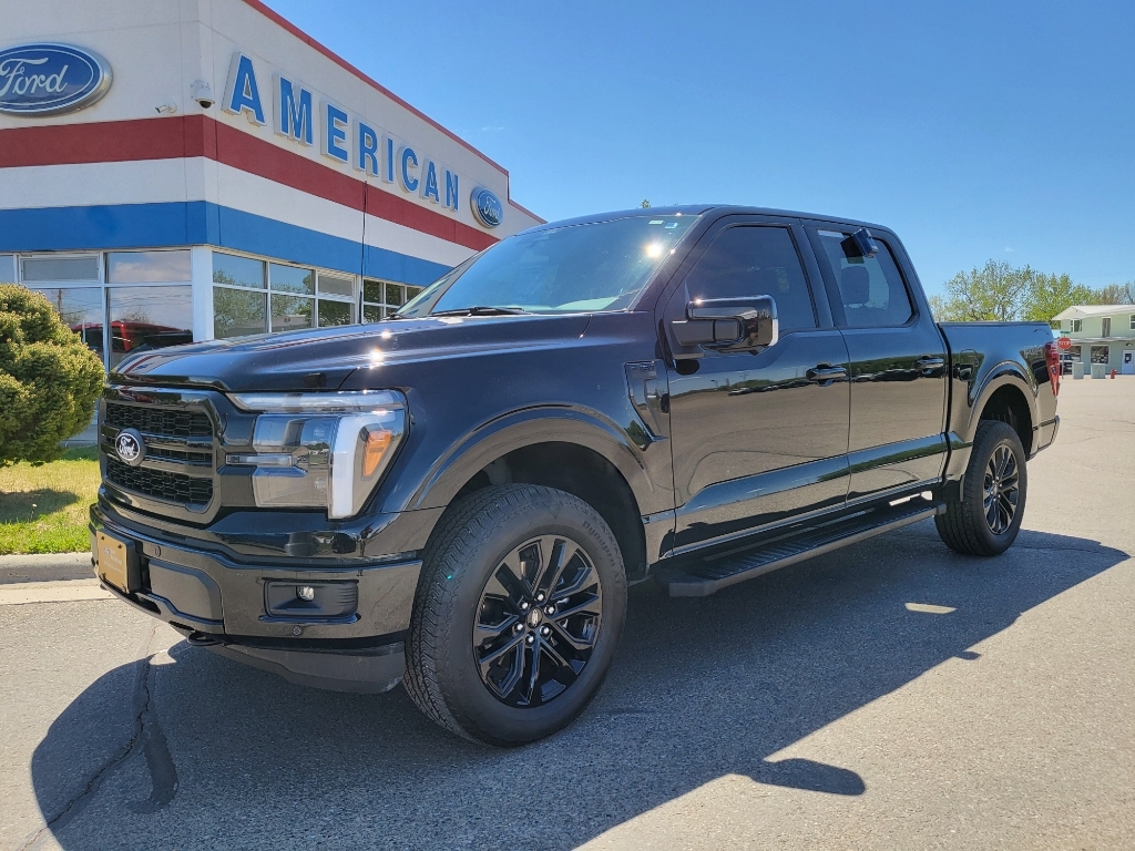 2025 Ford F-150 LARIAT - AGATE BLACK METALLIC exterior view 1