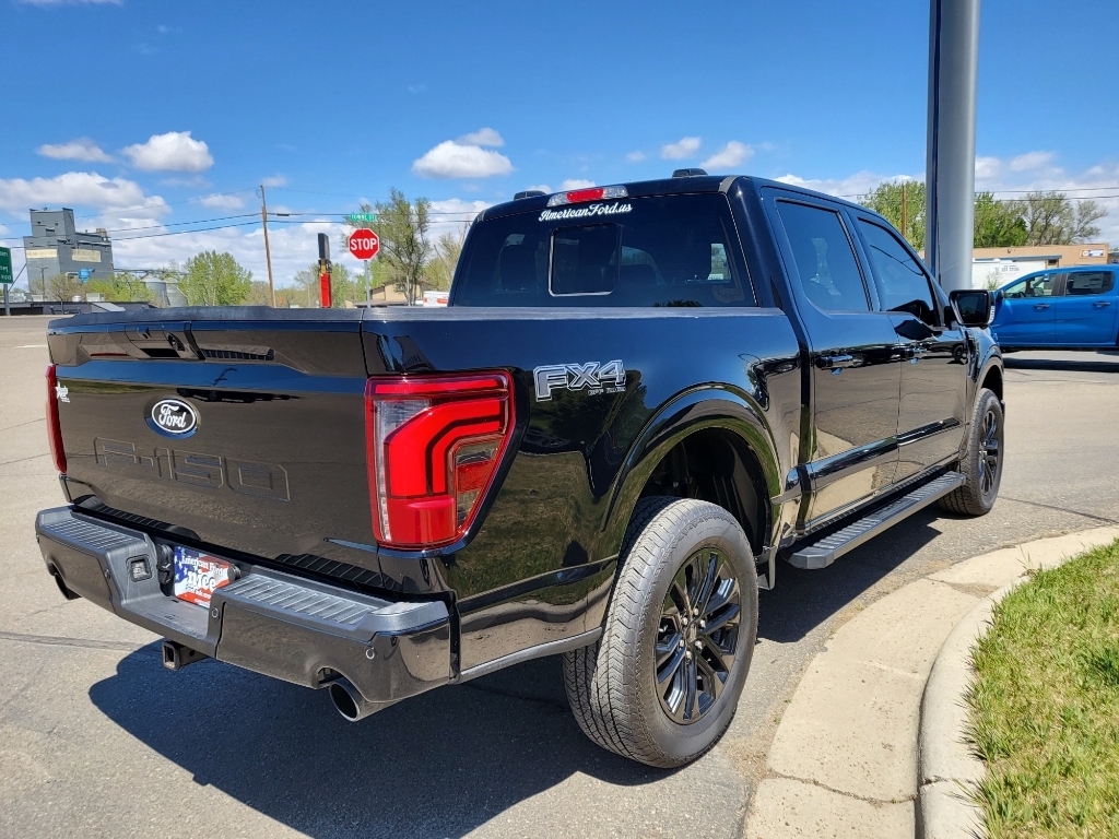 2025 Ford F-150 LARIAT - AGATE BLACK METALLIC exterior view 4