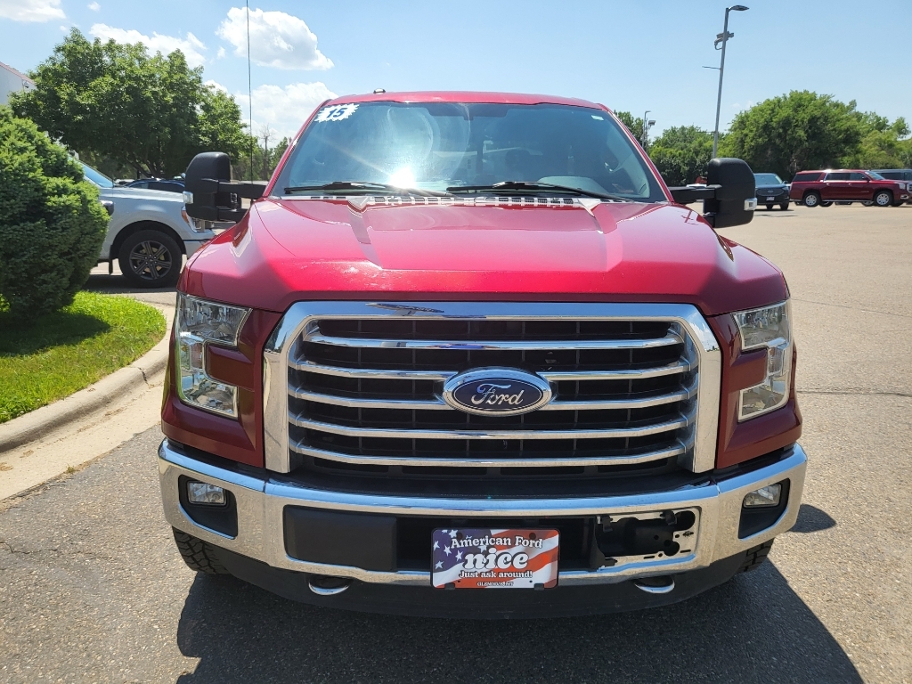 2015 Ford F-150 XLT - Ruby Red Metallic Tinted Clearcoat exterior view 2