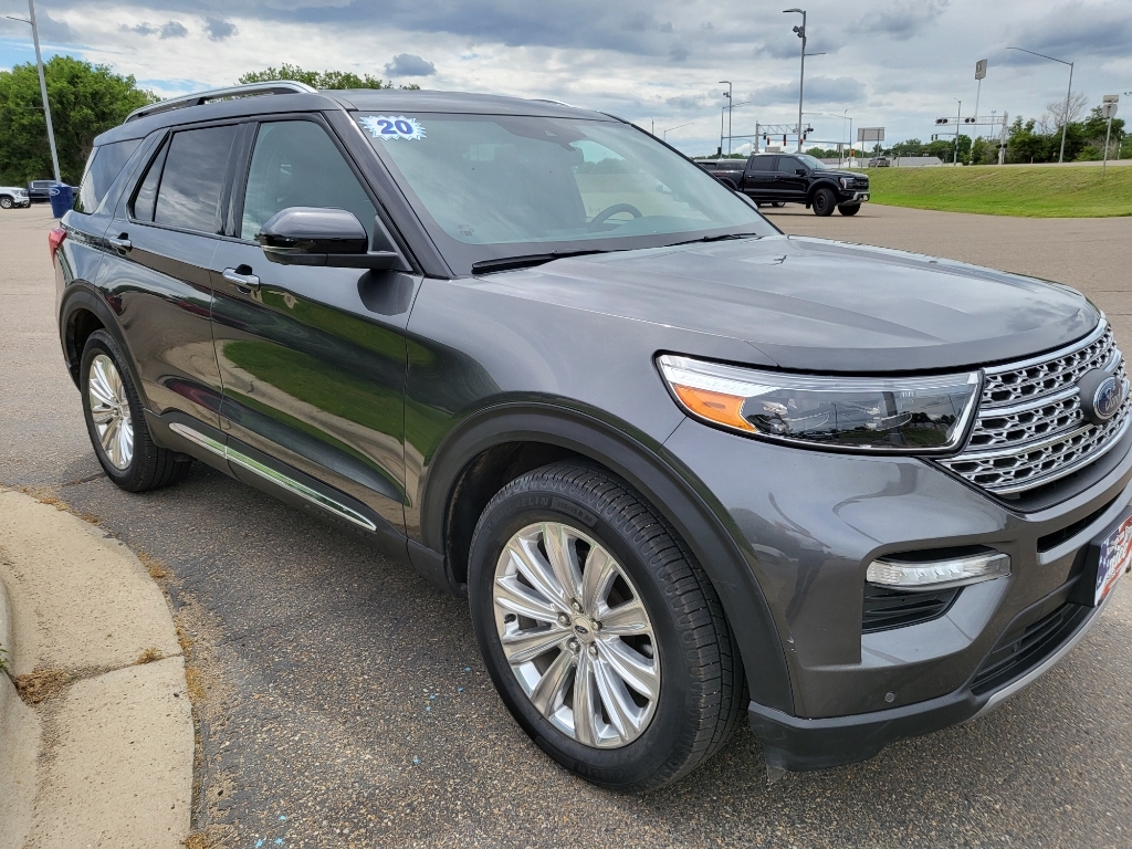2020 Ford Explorer Limited - Magnetic Metallic exterior view 3