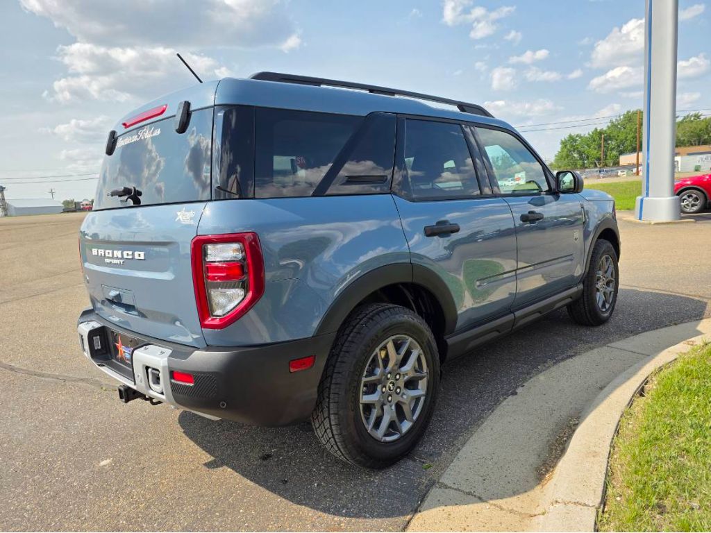 2025 Ford Bronco Sport Big Bend - Azure Gray Metallic Tri-Coat exterior view 8