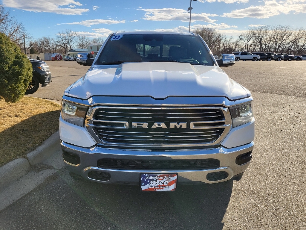 2023 Ram 1500 Laramie - Ivory White Tri-Coat Pearlcoat exterior view 2