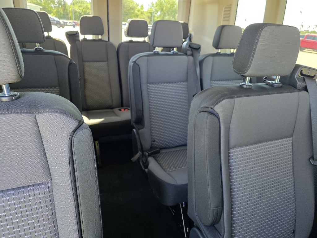 2025 Ford Transit Wagon T-350 Med Roof Slide - Oxford White exterior view 19