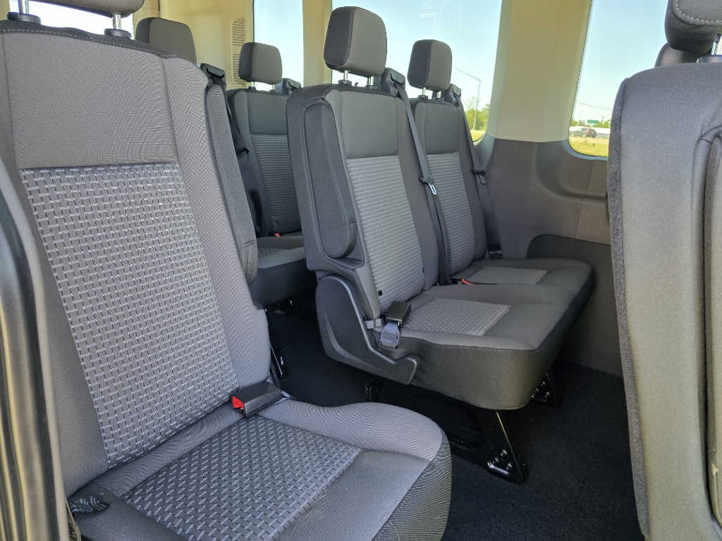 2025 Ford Transit Wagon T-350 Med Roof Slide - Oxford White exterior view 18