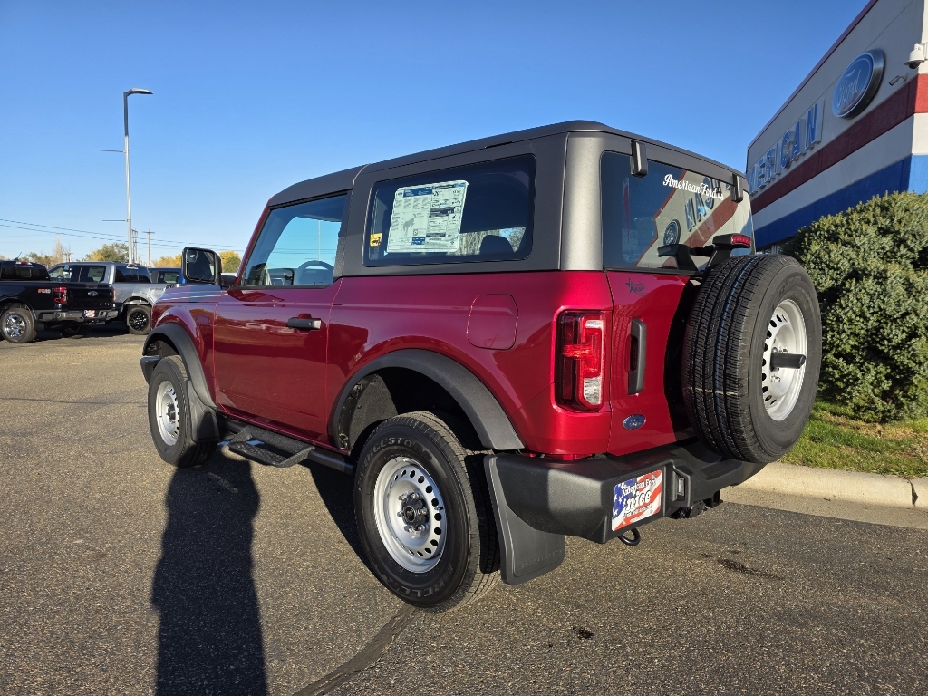2025 Ford Bronco Base - Ruby Red Metallic Tinted Clearcoat exterior view 6
