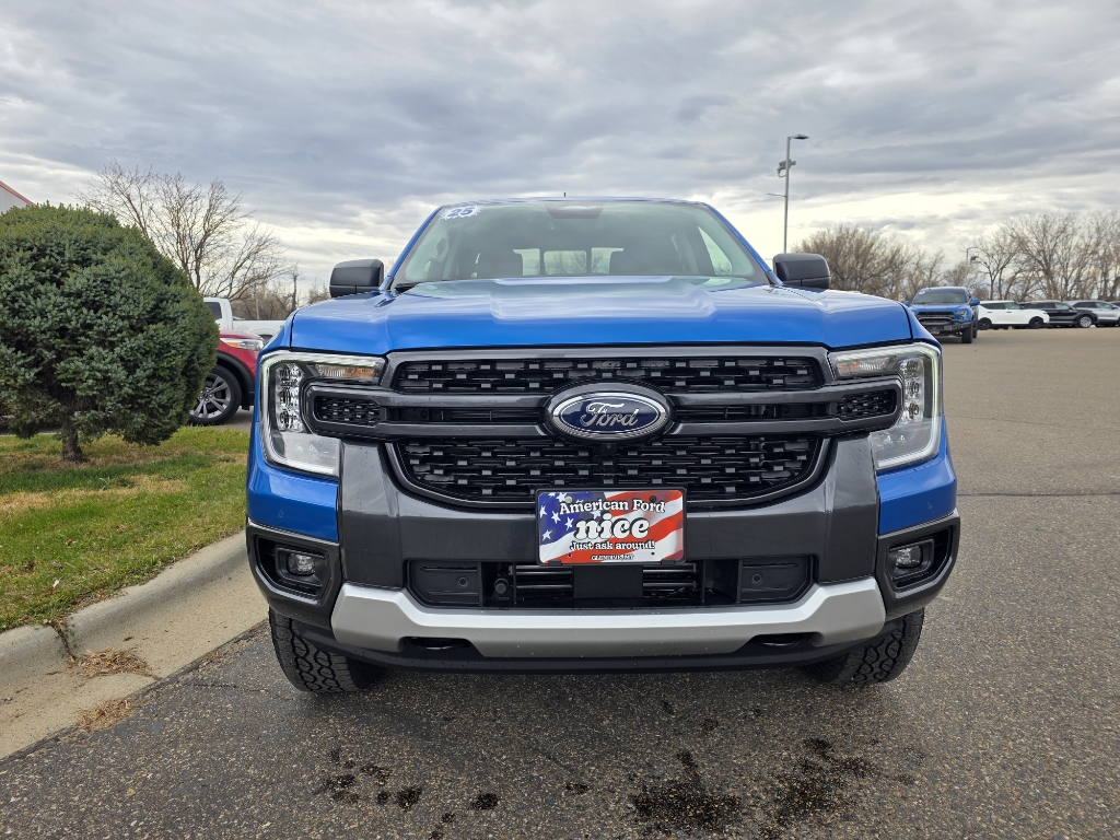2025 Ford Ranger XLT - Velocity Blue Metallic exterior view 2