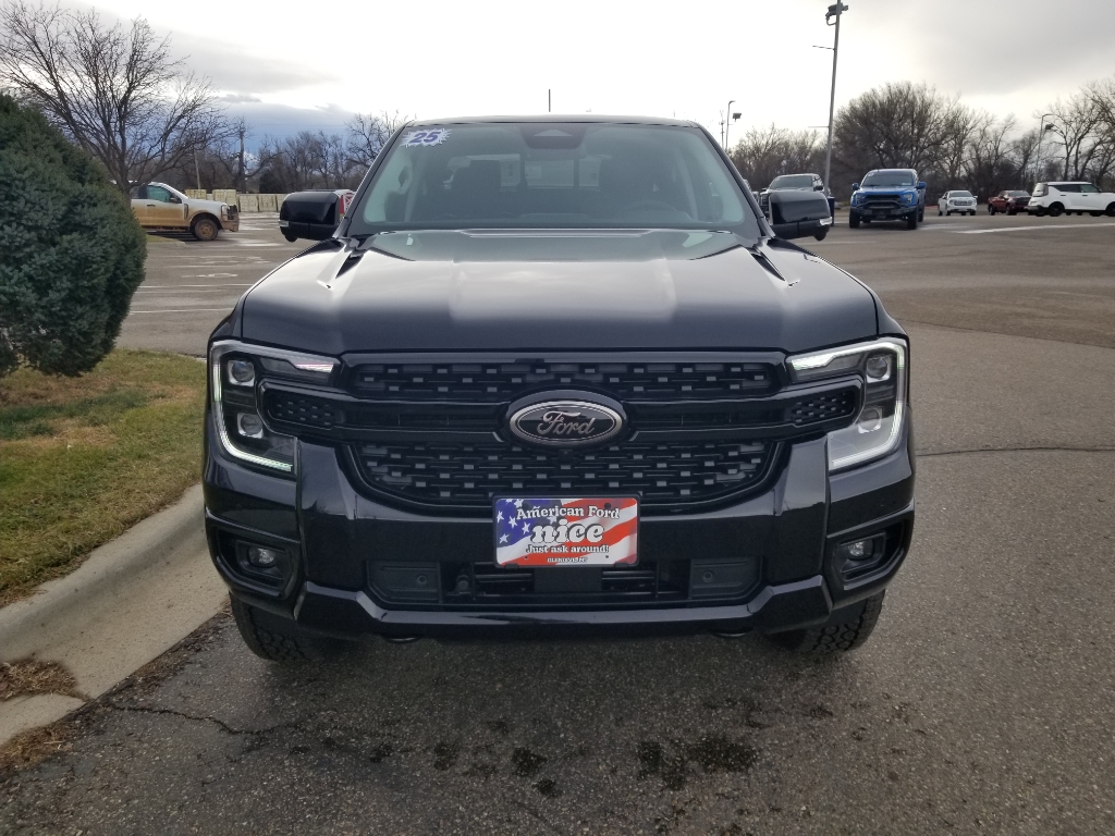 2025 Ford Ranger LARIAT - Shadow Black exterior view 2