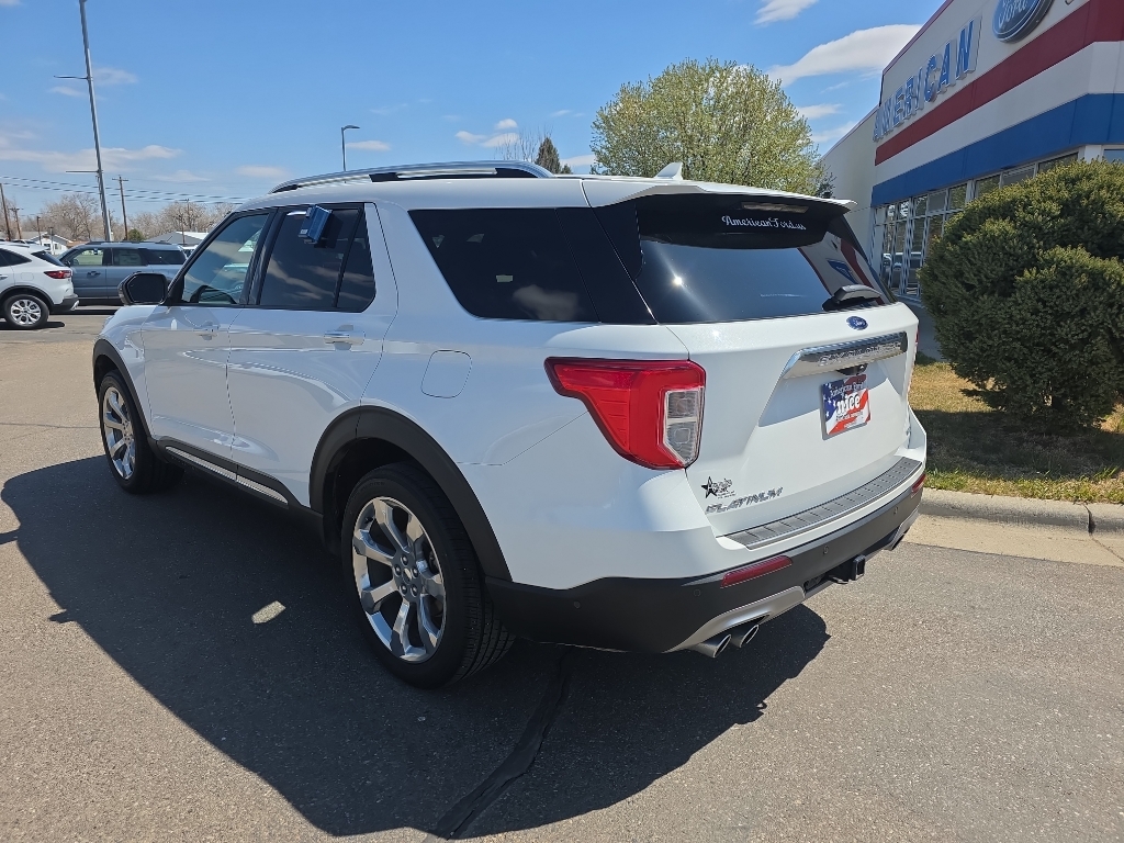 2020 Ford Explorer Platinum - Star White Metallic Tri-Coat exterior view 17