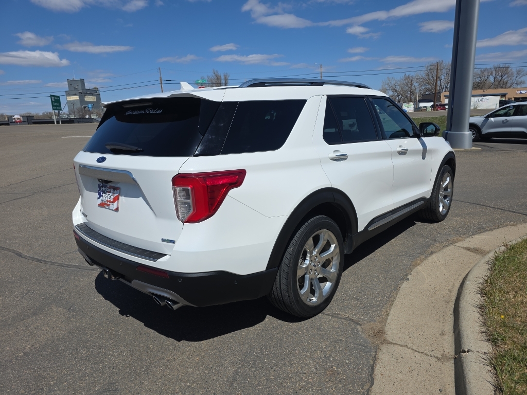 2020 Ford Explorer Platinum - Star White Metallic Tri-Coat exterior view 15