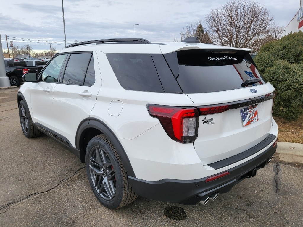 2026 Ford Explorer ST - Star White Metallic Tri-Coat exterior view 6