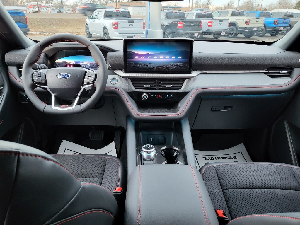 2026 Ford Explorer ST - Star White Metallic Tri-Coat exterior view 17