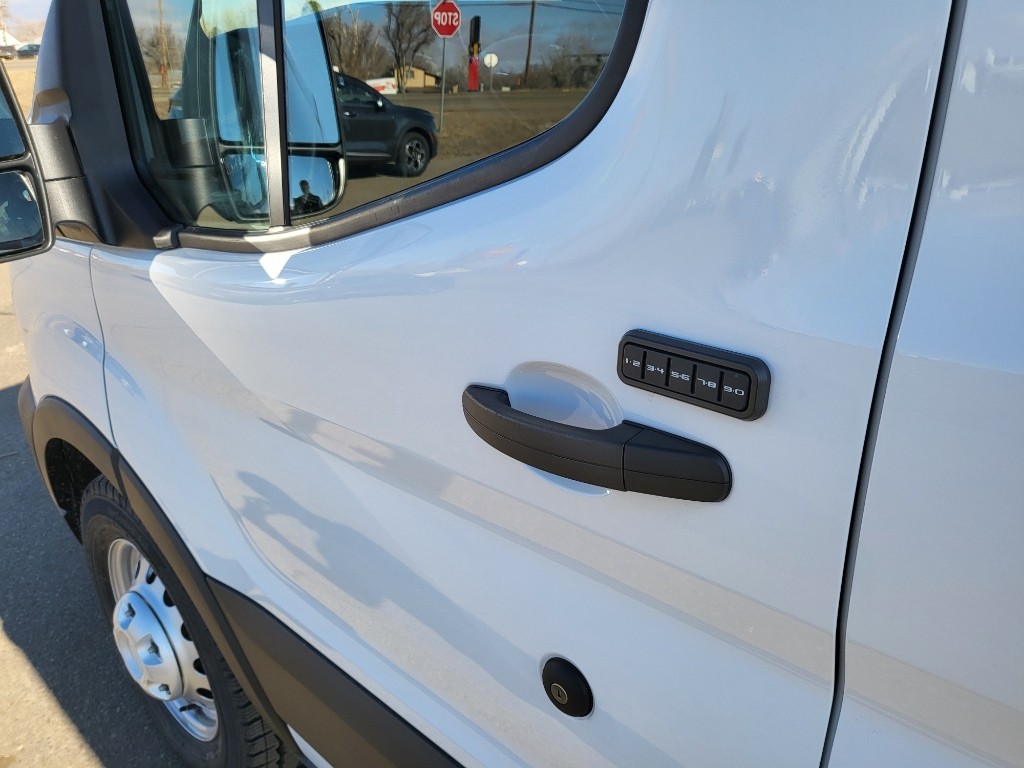 2026 Ford Transit Wagon T-350 Med Roof Slide - Oxford White exterior view 9