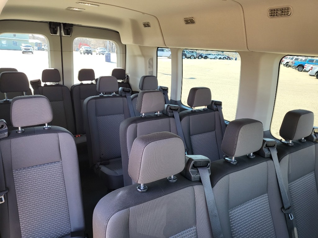 2026 Ford Transit Wagon T-350 Med Roof Slide - Oxford White exterior view 18