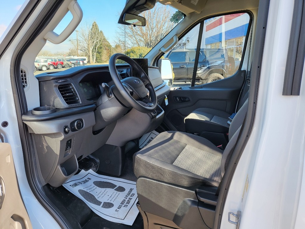 2026 Ford Transit Wagon T-350 Med Roof Slide - Oxford White exterior view 10