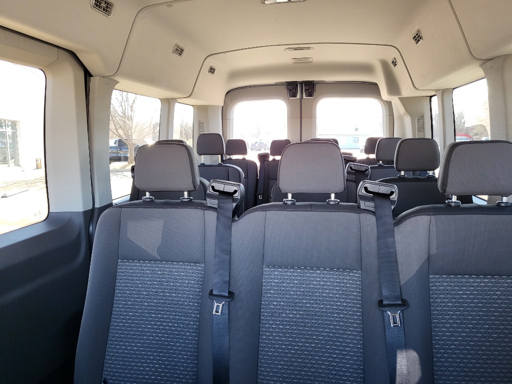 2026 Ford Transit Wagon T-350 Med Roof Slide - Oxford White exterior view 16