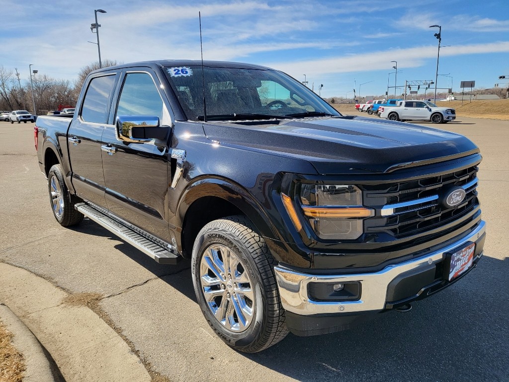 2026 Ford F-150 XLT - Agate Black Metallic exterior view 3