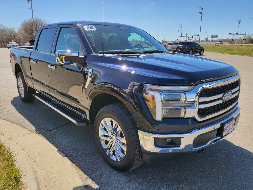 2026 Ford F-150 LARIAT - Antimatter Blue Metallic exterior view 3