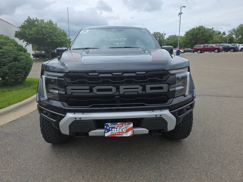2025 Ford F-150 Raptor - Agate Black Metallic exterior view 2