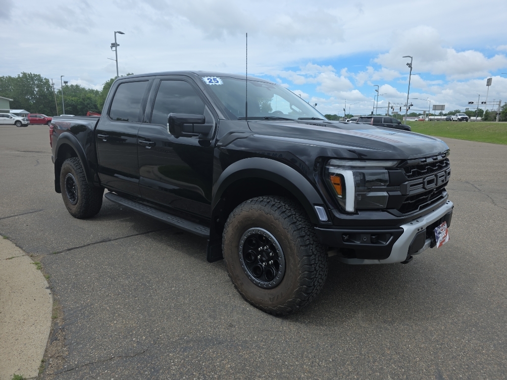 2025 Ford F-150 Raptor - Agate Black Metallic exterior view 3