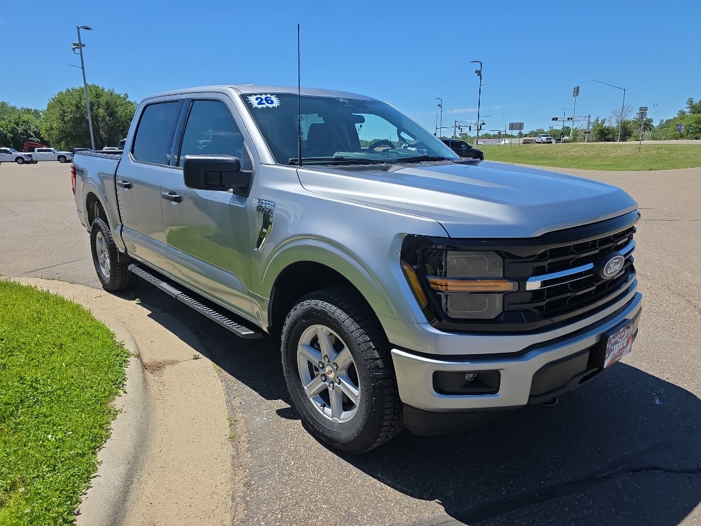 2026 Ford F-150 XLT - Iconic Silver Metallic exterior view 3