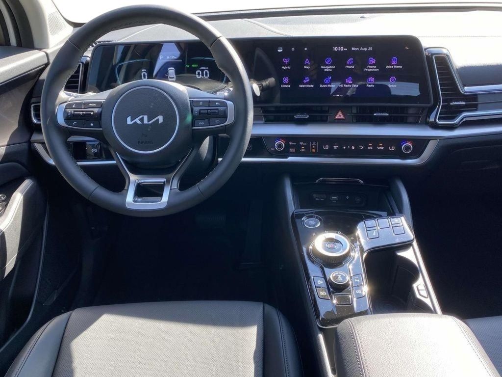 2025 Kia Sportage Hybrid EX - Snow White Pearl exterior view 8
